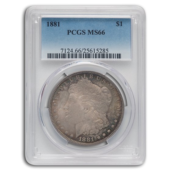 1881 Morgan Dollar MS-66 PCGS 1881 Morgan Dollar MS-66 PCGS